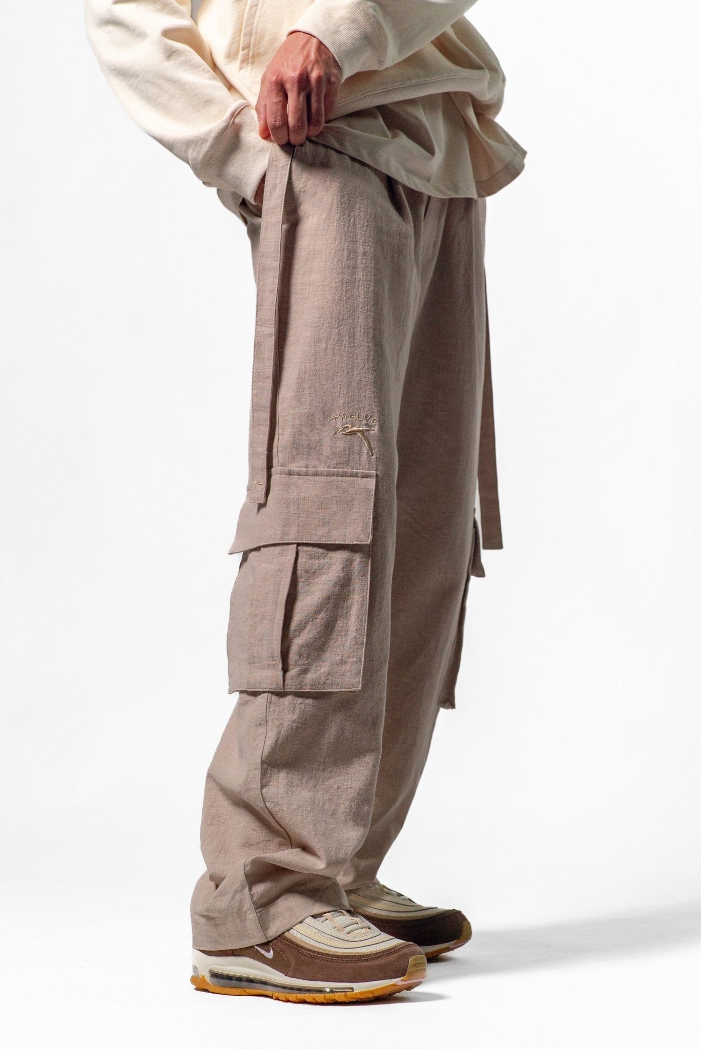 Cargo Hørbukser: Twelvepieces Collab Beige | Skagen-clothing.dk